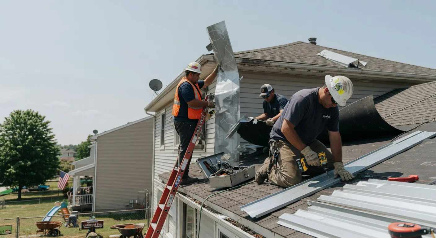 Storm Damage Metal Roof Repair in Pond Creek, OK